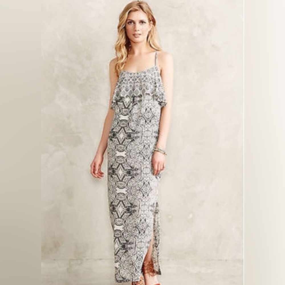 Anthropologie Vanessa Virginia Tiered Maxi Dress